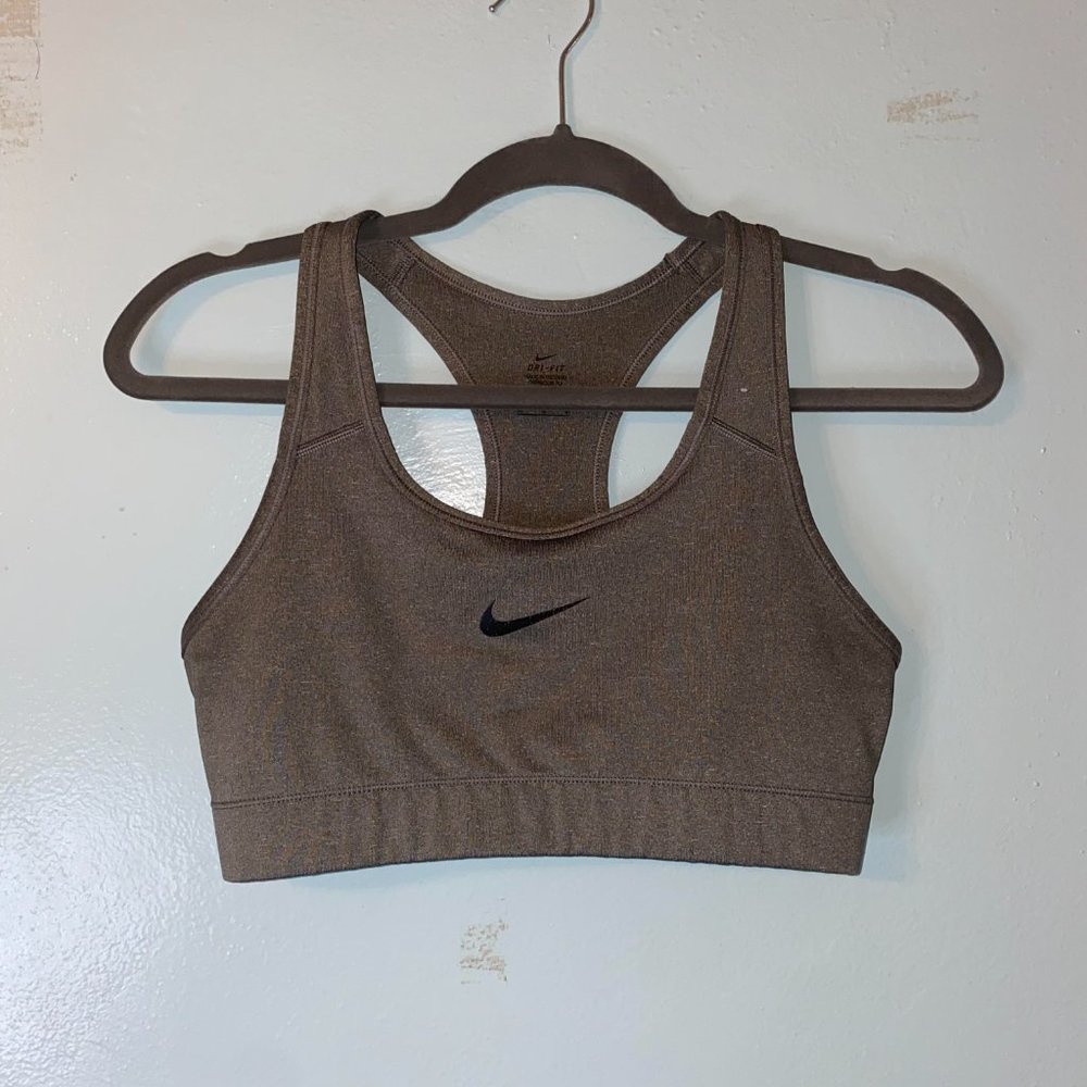Grey Nike Dri-Fit Sports Bra